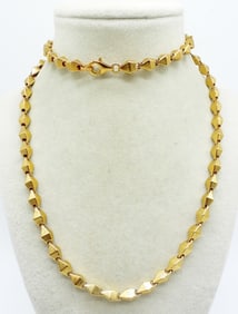 STERLING GOLD TONE NECKLACE