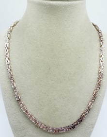 STERLING BYZANTINE CHAIN, 20"