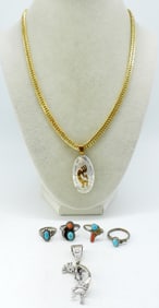 KOKOPELLI 925 & TURQUOISE RINGS