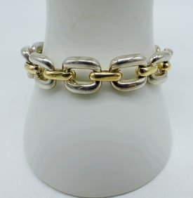 STERLING 14KYG BRACELET