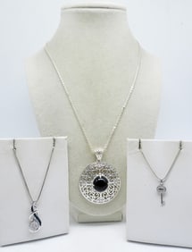 DIAMOND 925 ANKLET & NECKLACE