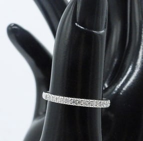 14WG DIAMOND HALF BAND RING