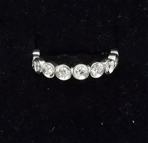 TITANIUM DIAMOND INFINITY RING