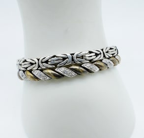 (2) STERLING BRACELETS