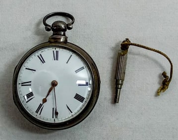 CHANCE LONDON KEY-WIND POCKET WATCH