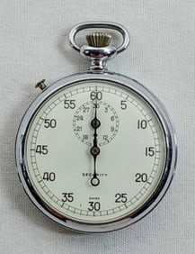 WORKING STOPWATCH SECURITY SWISS
