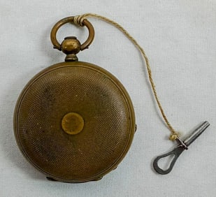 UNION ELLERY KEY WIND POCKET WATCH