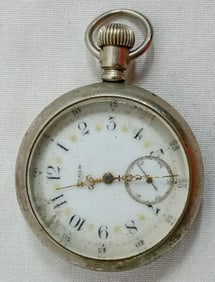ELGIN FANCY FACE POCKET WATCH