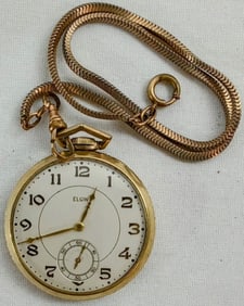 ELGIN OPENFACE POCKET WATCH