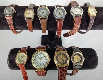 (10) MIXED LOTS LADIES BROWN BANDS