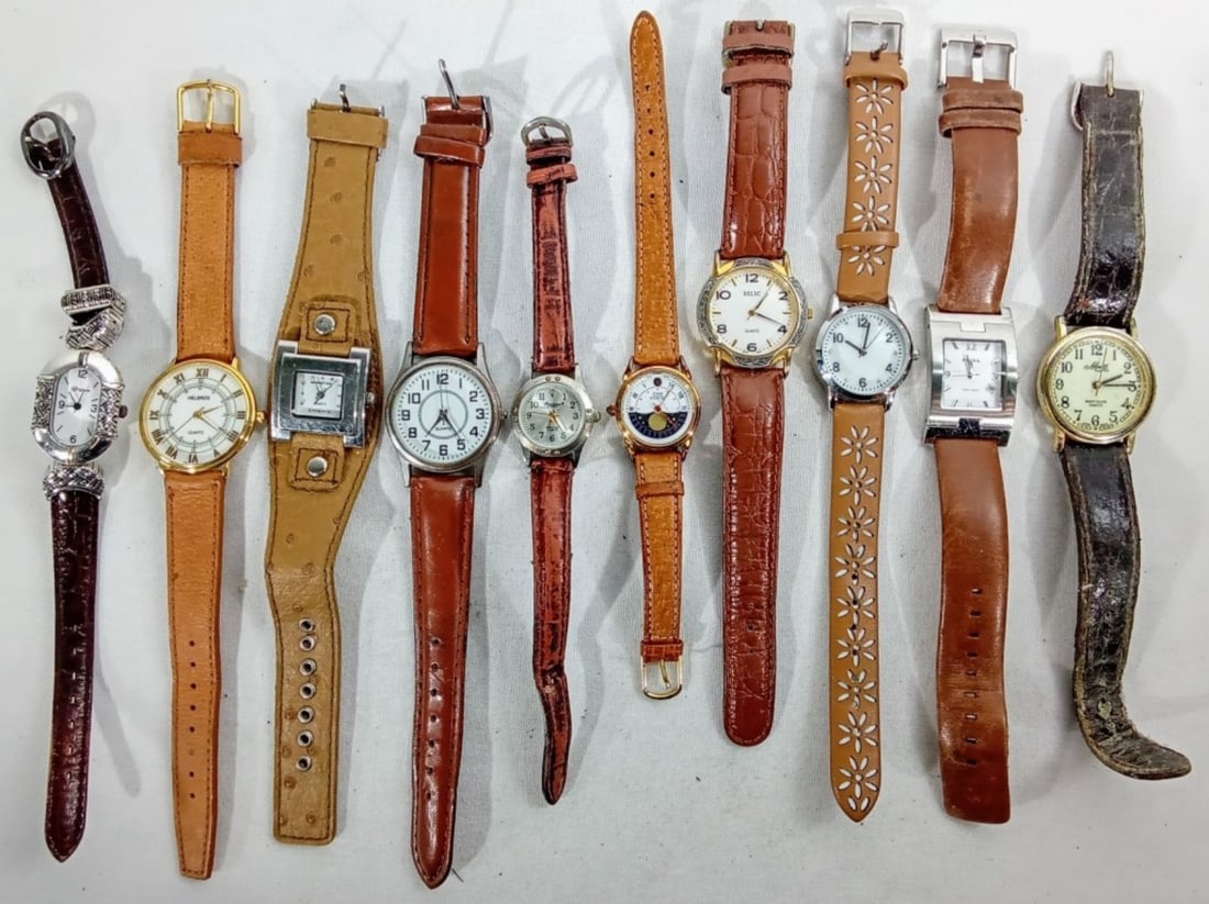 (10) MIXED LOT LADIES BROWN BANDS (1 of 1)