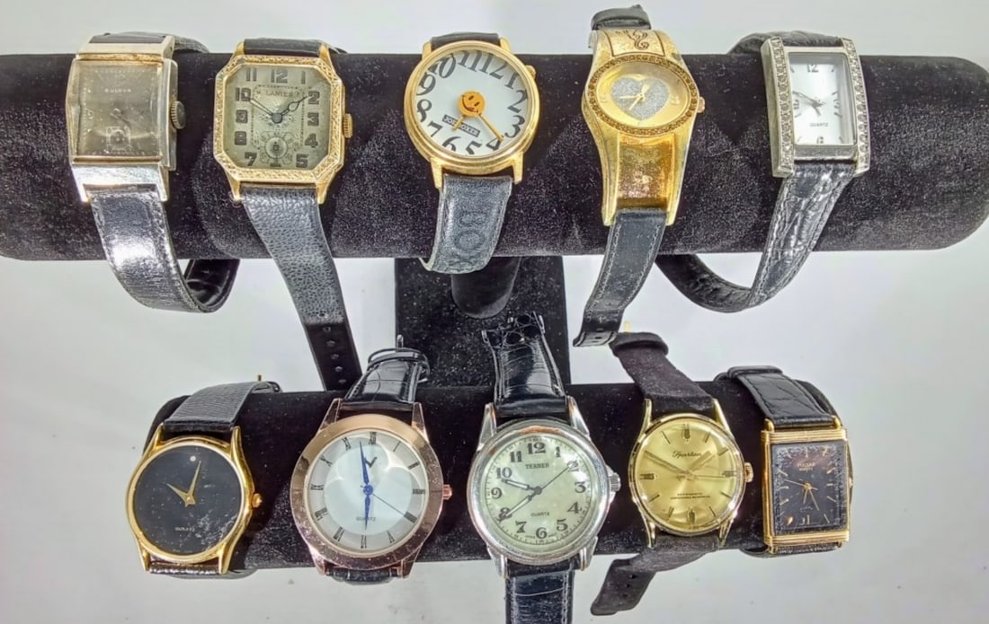 (10) MIXED LOT LADIES BLACK BANDS (1 of 1)