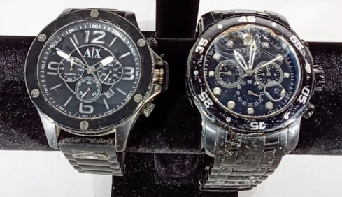 ARMANI EXCHANGE & INVICTA CHRONOGRAPH
