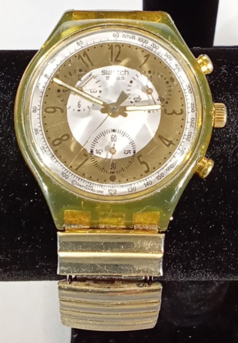 SWATCH SWISS CHRONOGRAPH WATCH (1 of 1)