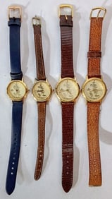 (4) LORUS MICKEY MOUSE WATCH LOT