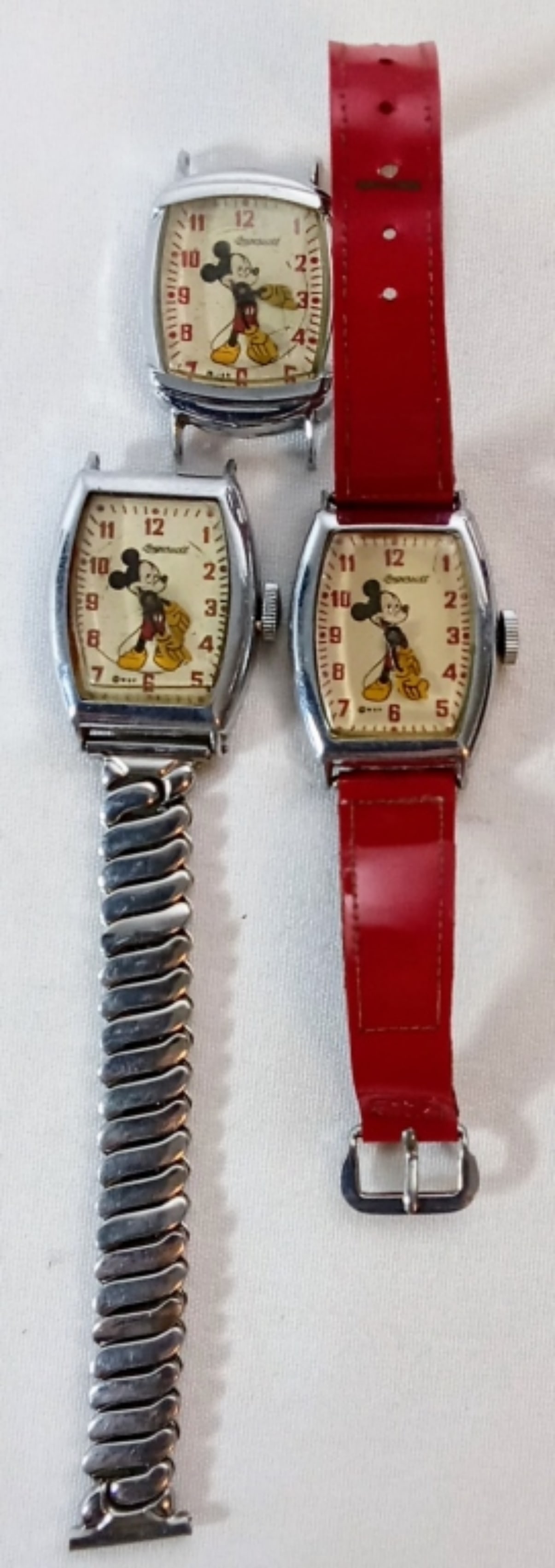 (3) VTG INGERSOLL MICKEY MOUSE WATCHES (1 of 1)
