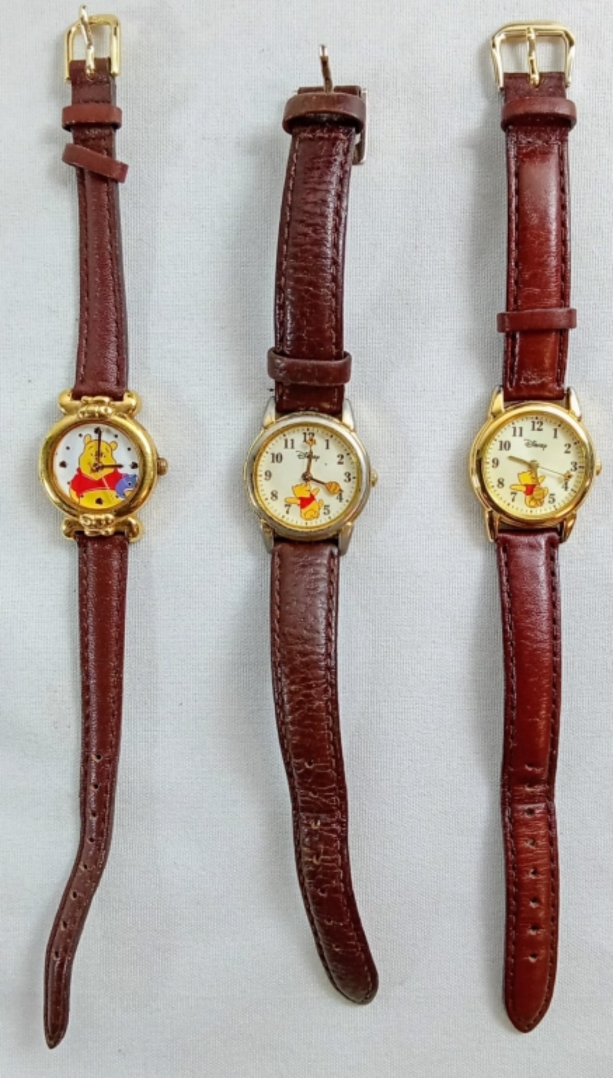 (3) WINNIE THE POOH WATCH LOT (1 of 1)