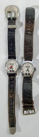 (2) HOPALONG CASSIDY WRIST WATCHES