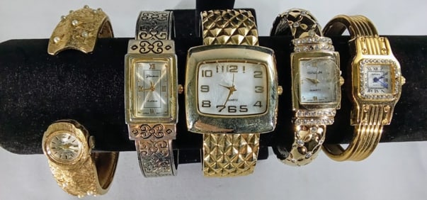 (5) CUFF FASHION GOLD TONE