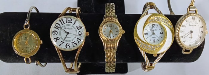 (5) CUFF FASHION GOLD TONE
