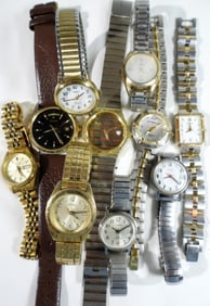 (10) MIXED LOT LADIES DAY/ DATE WATCHES