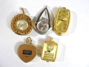 (5) MIXED LOT PENDANTS