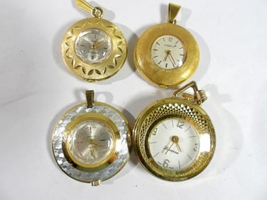 (4) MIXED LOT PENDANTS