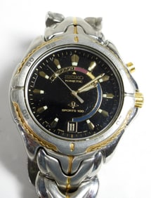MENS SEIKO KINETIC DAY/ DATE WATCH
