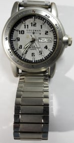 MENS COLEMEN DAY/DATE WATCH