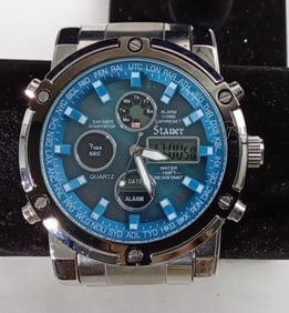 STAUER 33207 CHRONOGRAPH WATCH
