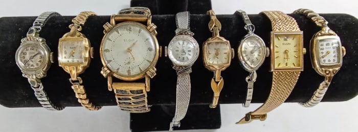 (8) ELGIN LADIES WRIST WATCHES