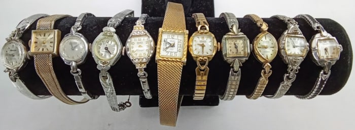 (11) GRUEN LADIES WRIST WATCHES