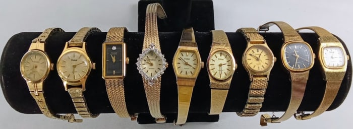 (9) PULSAR LADIES WRIST WATCHES