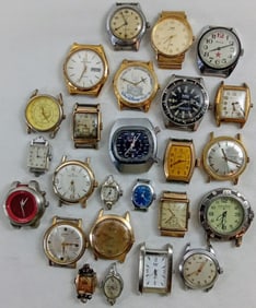 (25) MIXED WATCH MOVEMENTS