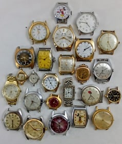 (25) MIXED WATCH MOVEMENTS