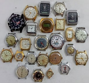 (25) MIXED WATCH MOVEMENTS