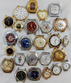 (25) MIXED WATCH MOVEMENTS