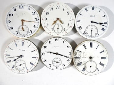 (6) POCKET WATCH MOVEMENTS
