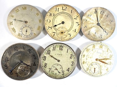 (6) POCKET WATCH MOVEMENTS