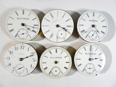 (6) POCKET WATCH MOVEMENTS
