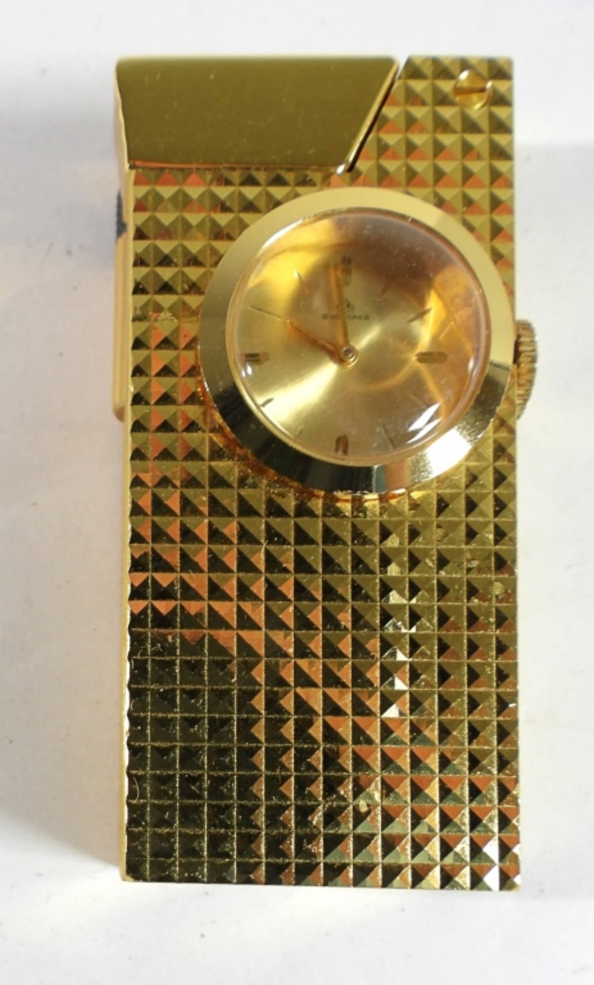 BUCHERER LIGHTER / WATCH: NICE CONDITION OVERALL - FOR REPAIR