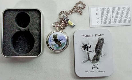 AVON "EAGLE" POCKET WATCH
