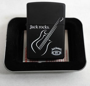 1999 UNFIRED JACK ROCKS GUITAR ZIPPO