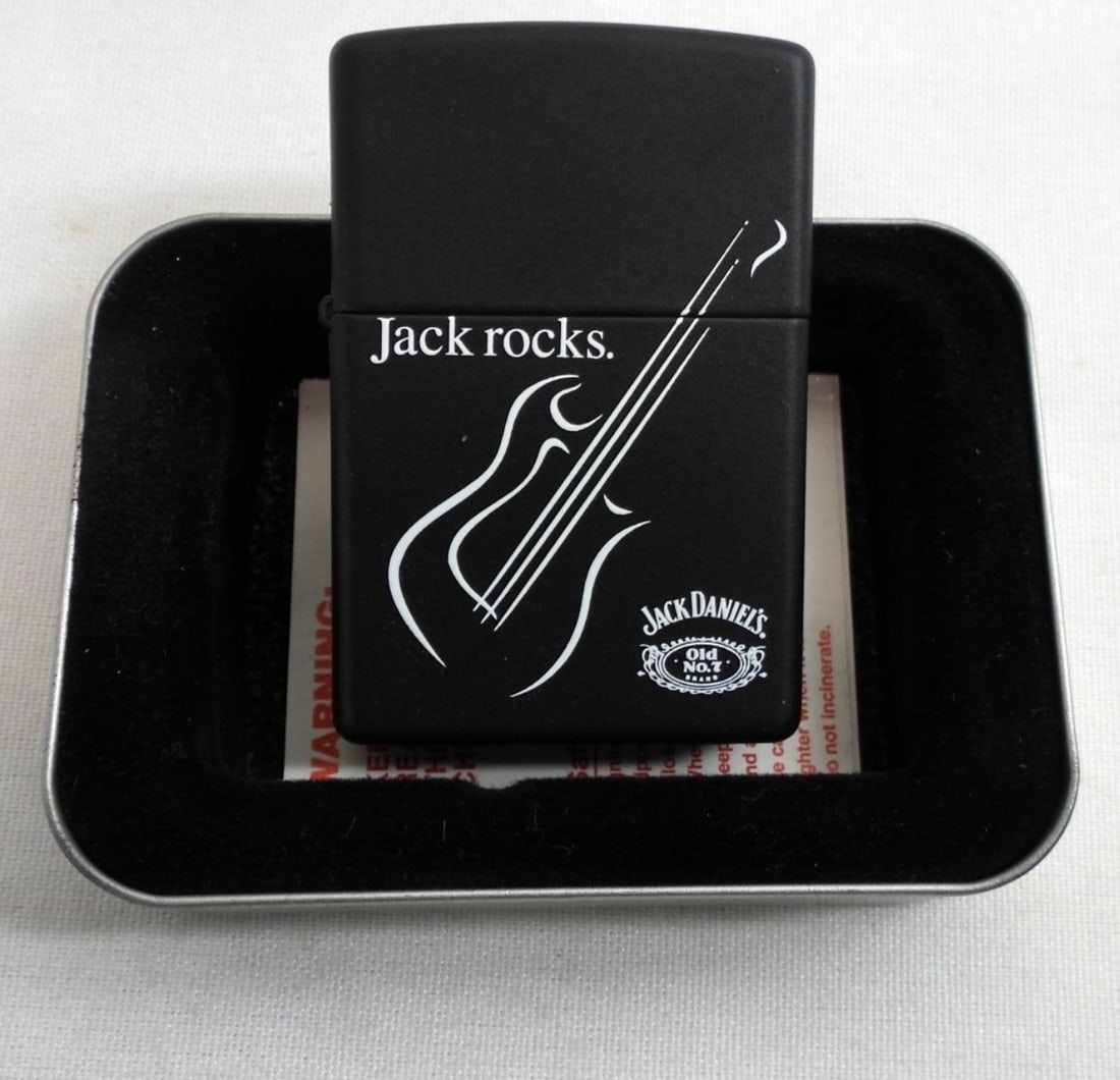 1999 UNFIRED JACK ROCKS GUITAR ZIPPO (1 of 6)