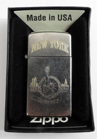 2017 SEALED NEW YORK LIBERTY SLIM ZIPPO