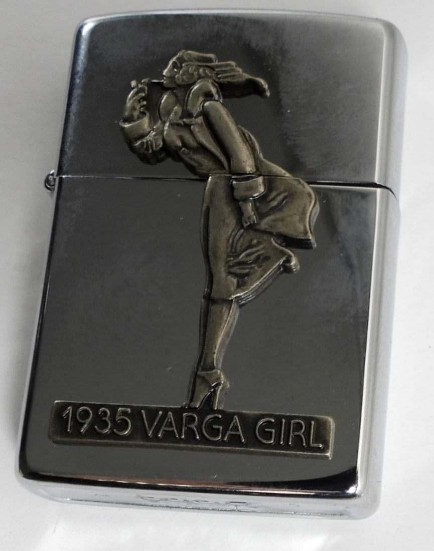 1935 Varga Girl Zippo Collectors Lighter