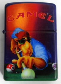 1993 FIRED CAMEL SMOKIN JOE'S ZIPPO