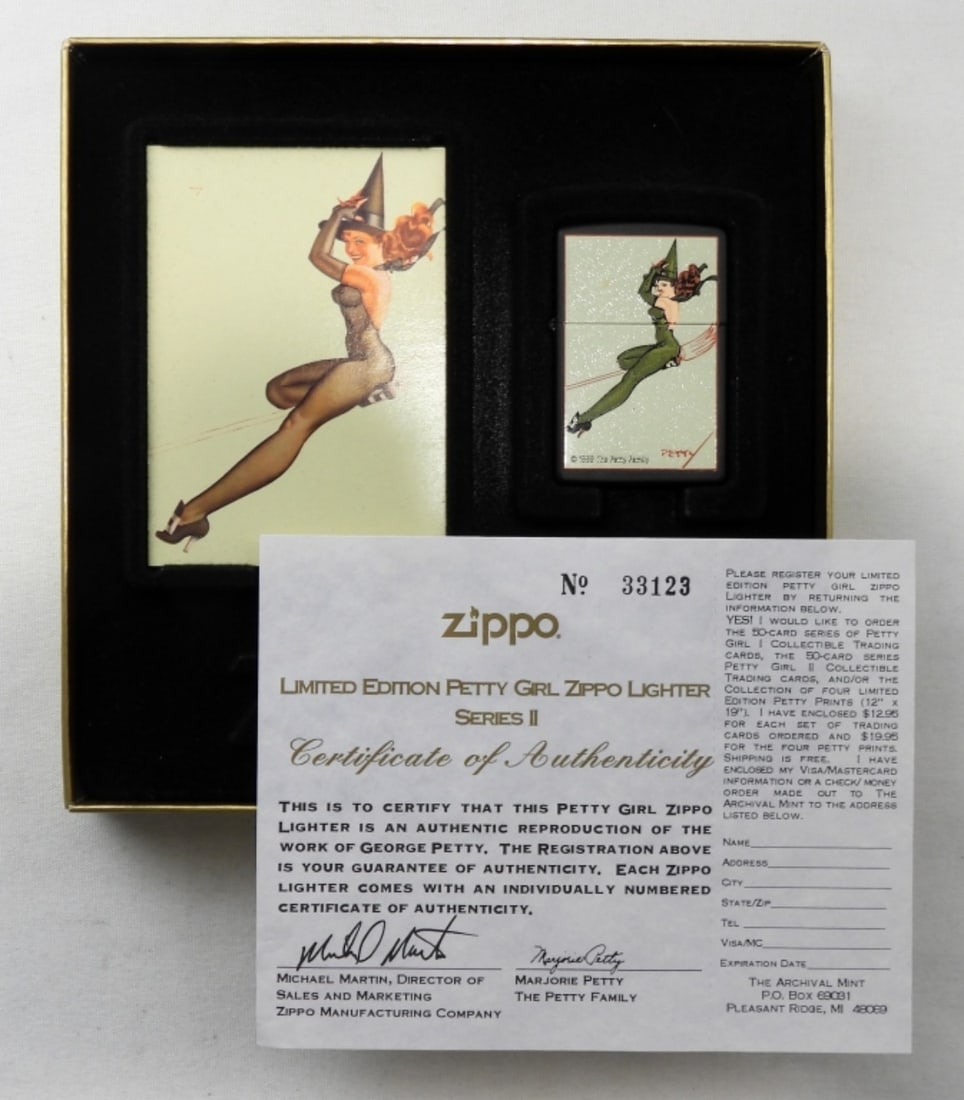2000 UNFRIED PETTY GIRL ZIPPO (1 of 5)