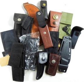 MIXED LOT (16) SHEATHS