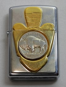 1997 SEALED BUFFALO HEAD NICKEL ZIPPO